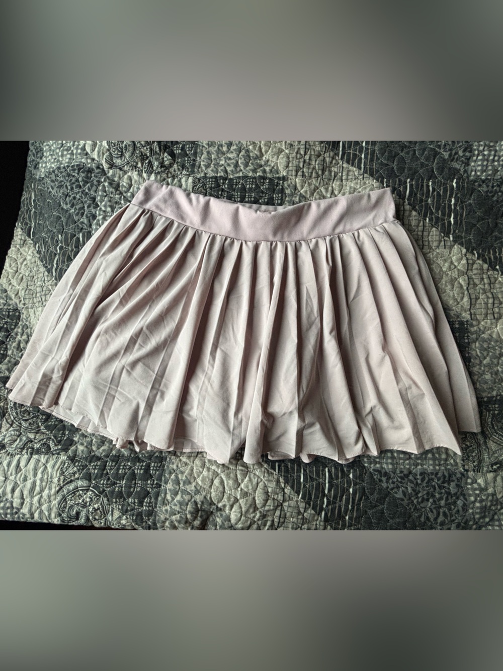 Garage Light Pink Pleated Tennis Skirt